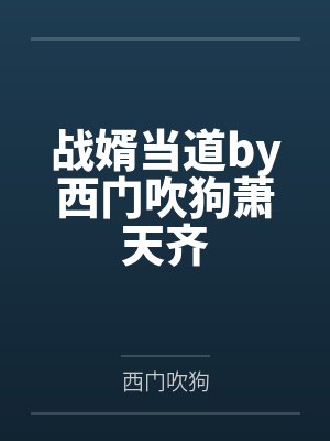 战婿当道by西门吹狗萧天齐