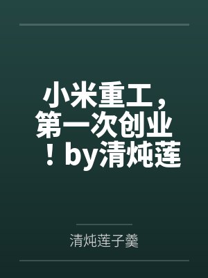 小米重工，第一次创业！by清炖莲子羹