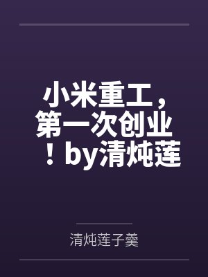 小米重工，第一次创业！by清炖莲子羹笔趣阁无弹窗